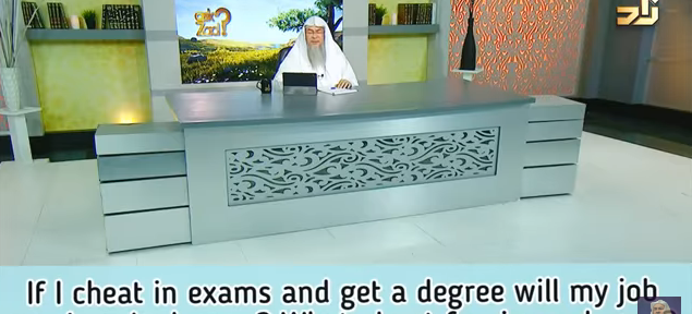 If I cheat in exams & get a degree will my earning be haram