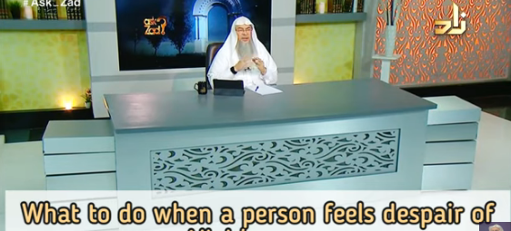 Fearing of hellfire due to many sins & feeling despair of Allah's Mercy