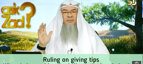 Ruling on giving tips, when is it considered a bribe & when is it ok?