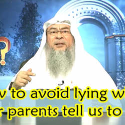How to avoid lying when our parents ask us to lie?