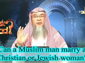 Can a Muslim Man marry a Christian or a Jewish Woman?