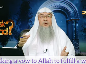 Making a vow to Allah to fulfill a wish