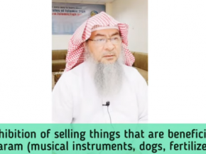 Buying or selling things that are haram (Musical Instruments, dogs etc)