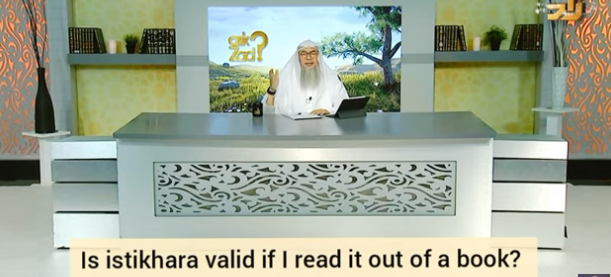 Is Istikhara valid if I read the dua from a book if I didn't memorize it?