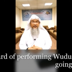Reward of performing wudu before going to bed