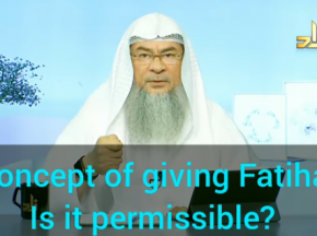 Is it permissible to give Fatiha on food?