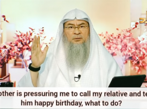Mother pressuring me to call my relative to wish for his birthday