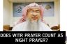Does Witr Prayer count as Tahajjud / Night Prayer?