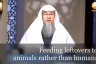 ​Feeding leftovers to animals rather than humans