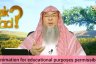 Is animation for educational purposes permissible in Islam?