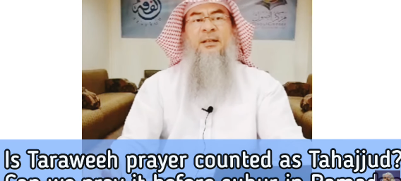 Is Taraweeh prayer counted as tahajjud?