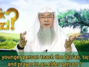 Can a younger person teach the Quran, Tajweed, Prayer to an elder person?
