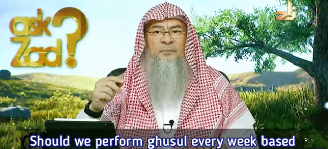 Must we perform ghusl every week based on the hadith of the Prophet mandating it?