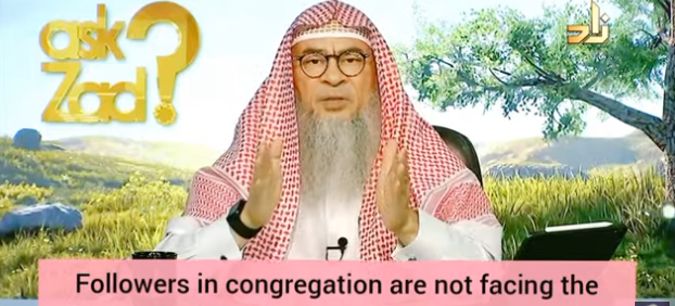 Followers in congregation are not facing qiblah exactly as imam, who should I follow Assim al hakeem