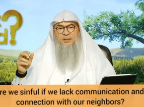 Are we sinful if we do not communicate or connect with our neighbors?