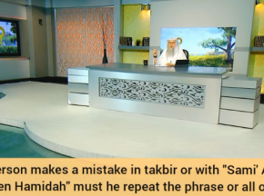 Made a mistake in takbeer or with Sami Allah huliman.., repeat the phrase or prayer?