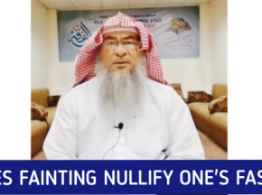 Does fainting nullify one's fast?