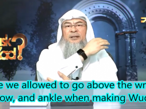 Are we allowed to exceed in washing above the Elbow, Ankels, Wrist while making Wudu
