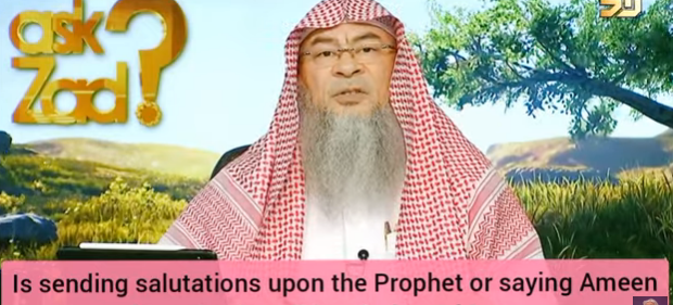 Sending salutations on Prophet & saying Ameen during Friday khutbah
