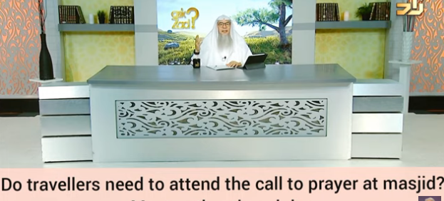 Must travelers pray in masjid or Can they pray in the hotel even if masjid is near?