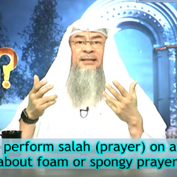 Can we Pray on a bed or Mattress? What about Foam or Spongy Prayer mats?