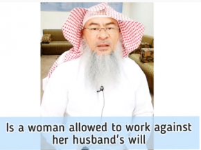 Is a woman allowed to work against her husband's permission?