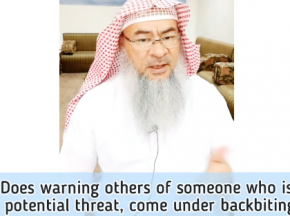 Warning others of someone who is potential threat or deviant preacher come under backbiting?