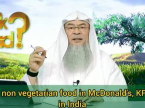 Eating non vegetarian food in Mc Donald's, KFC etc in India