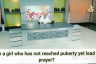 Can a girl who has not reached puberty yet lead in prayer / salah?