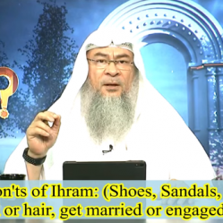 Do's & Don'ts of Ihram Shoes, Sandals, Perfumes, Cutting nails hair, hunt, getting Engaged, Married
