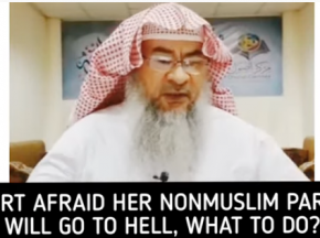 Revert afraid her non muslim parents will go to hell, what to do?