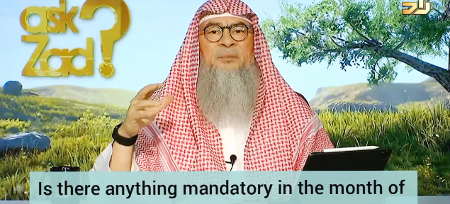 Is there anything mandatory in the month of dhul hijjah?