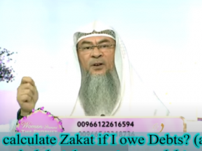 How to calculate Zakat if I owe debts?Amount is above nisab but doesn't cover debt amount
