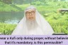 I wear cap in salah without believing its fard Wearing it to avoid ignorant comments