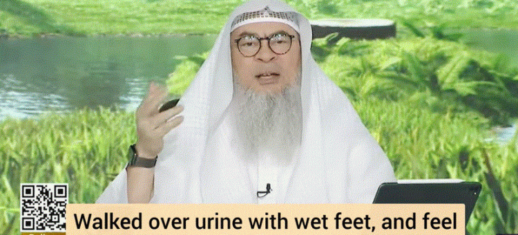 Walked over urine with wet feet, feel unsure of purity of the room What to do #assim