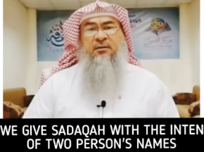 Can we give charity / sadaqa on behalf of two or more people?