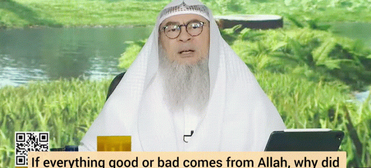 If everything good or bad is from Allah Why did Ayyub attribute his illness to satan