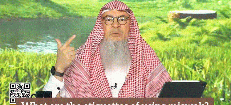 Etiquette of using Miswak Can we use it in public In front of other people, meetings assim al hakeem
