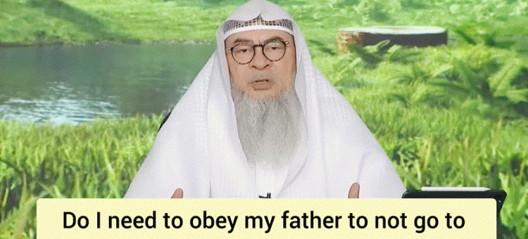 Do I need to obey my father to not go to masjid if he orders so for my safety #assim
