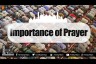 Importance of Prayer
