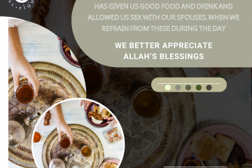 ​Fasting reminds us of Allah’s favours