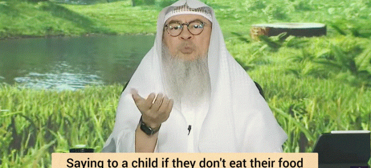 Saying to a child if they don't eat police or crow will come & take them away etc ok?