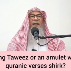 Is wearing Taweez or Amulet with only Quranic ayahs shirk? (Ibn Umar hadith)