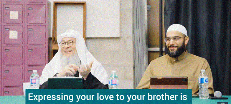 Expressing your love ❤ to your muslim brother is part of the sunnah