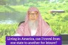 Living in America or a non muslim country, can I travel as a tourist to another city