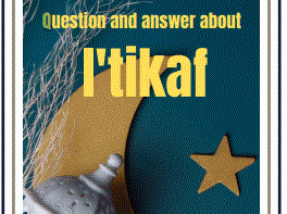 Question and answer about I'tikaf