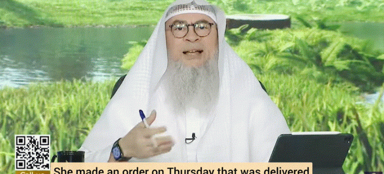 Women Selling Buying during Friday prayer Made an order on Thursday, delivered Friday prayer, valid?